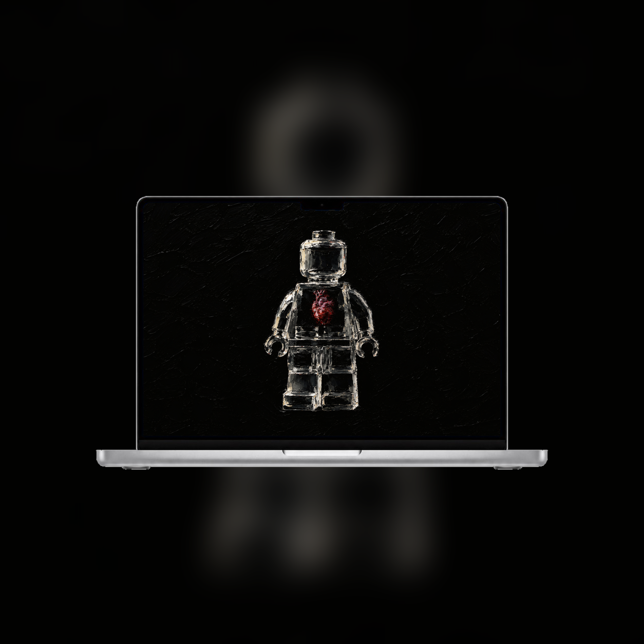 Clean Vol. 1 wallpaper shown on a MacBook