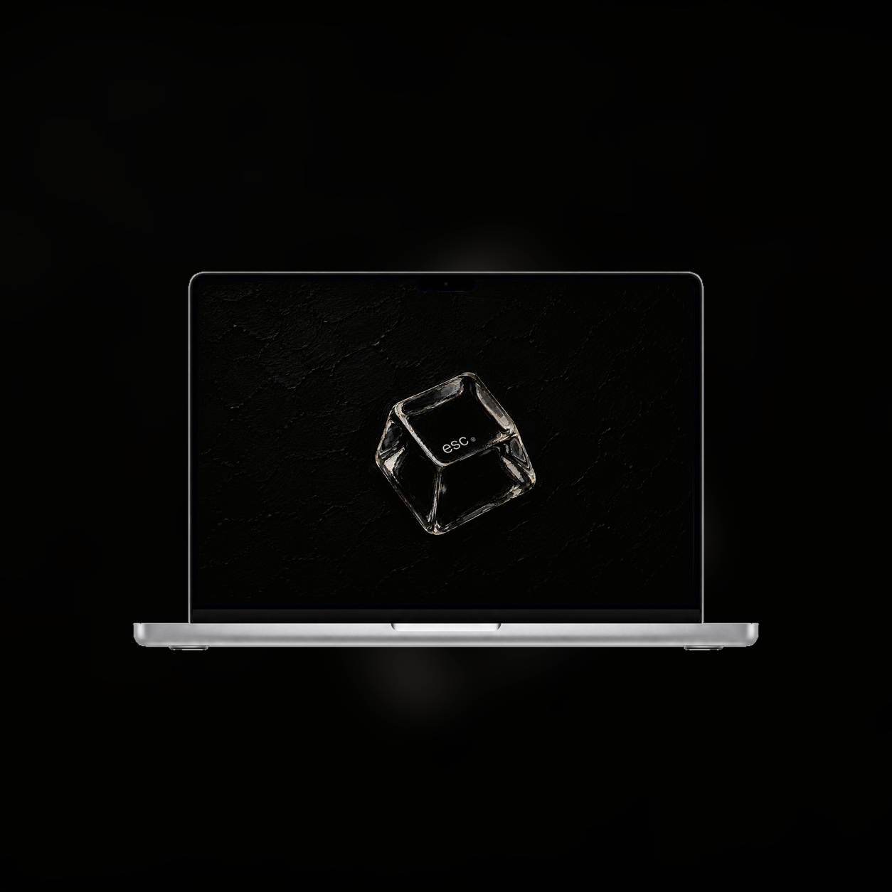 ESCAPE displayed on a MacBook