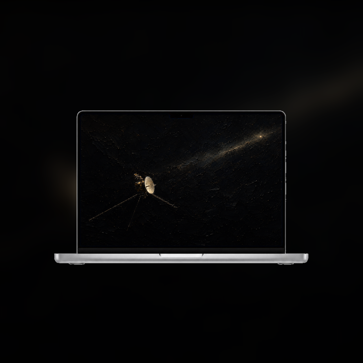 Voyager displayed on a MacBook