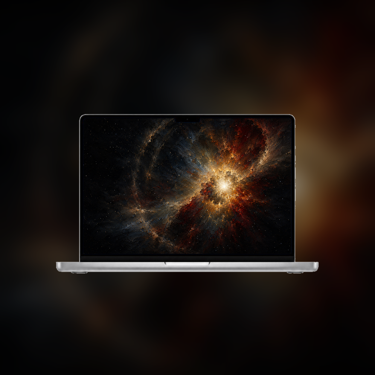 Last Light of a Star displayed on a MacBook